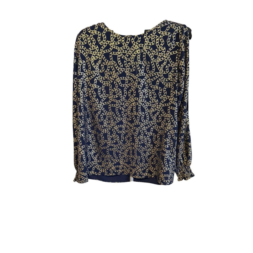 Michael Kors Long-Sleeve Cold Shoulder Blouse